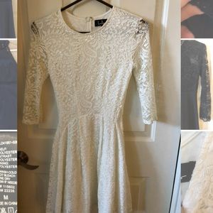White lace lulus dress